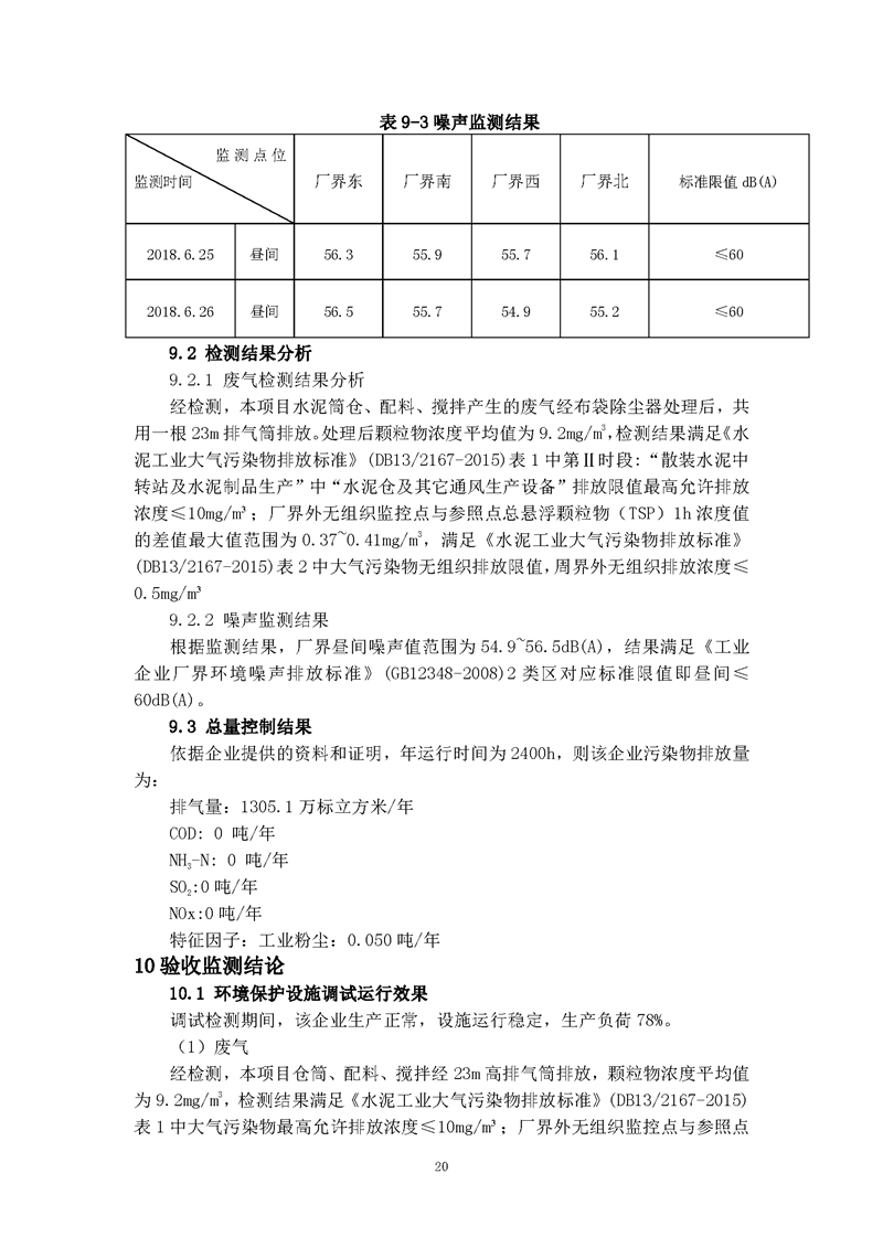 望都光辉构件厂验收报告